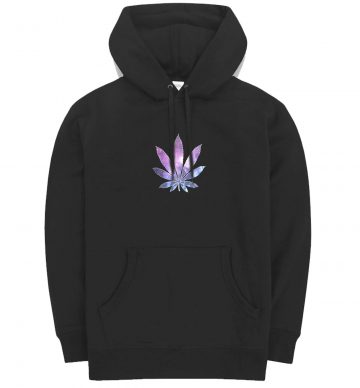 Galaxy Marijuana Leaf Hoodie