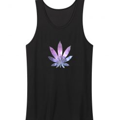 Galaxy Marijuana Leaf Tank Top