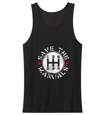 Save The Manuals Cars Tank Top