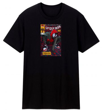 Spiderman Portrait Spiderverse T Shirt