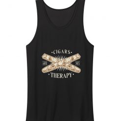 Cigar Therapy For Cigar Smoker Tank Top