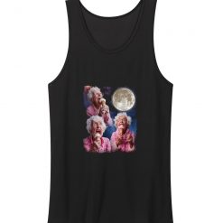 Funny Grandma Howling Moon Tank Top