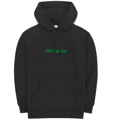 Alitalia Retro Logo Italian Airline Hoodie