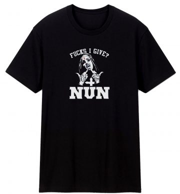 Unholy Nun F I Give Nun F Satanic Tattoos T Shirt