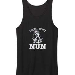 Unholy Nun F I Give Nun F Satanic Tattoos Tank Top