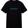 Alitalia Retro Logo Italian Airline T Shirt