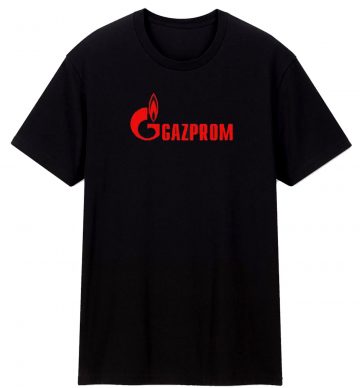 Gazprom Russian Oil Company T Shirt