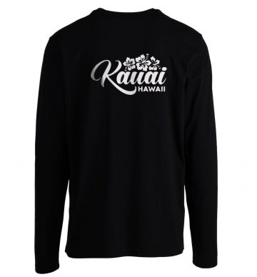 Kauai Hawaii Retro Style Longsleeve