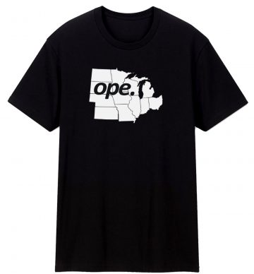 Ope Midwest Map T Shirt