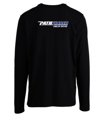 Pathfinder Logo Bay Boats Fishing And Family Funny Longsleeve