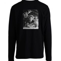 Retro Signed Beer Jerry Jeff Walker Longsleeve