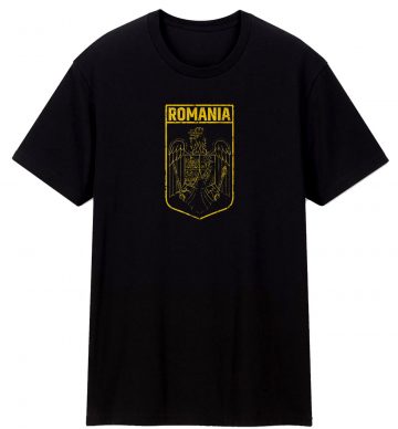 Romanian Heritage Flag T Shirt