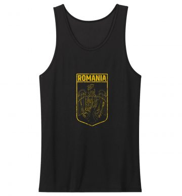 Romanian Heritage Flag Tank Top