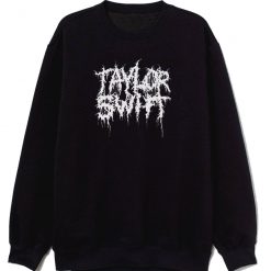 Taylor Swift Black Metal Sweatshirt