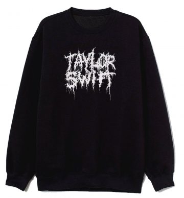 Taylor Swift Black Metal Sweatshirt