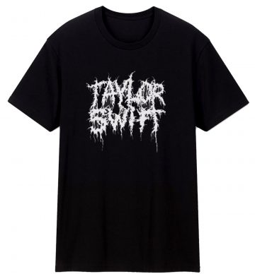 Taylor Swift Black Metal T Shirt