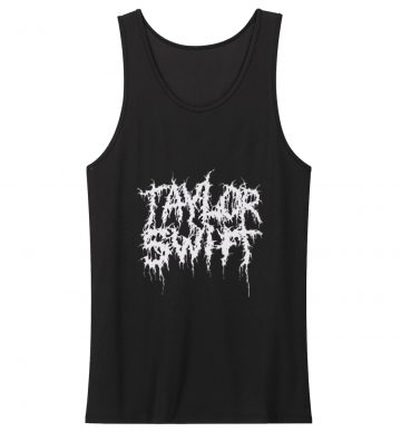 Taylor Swift Black Metal Tank Top