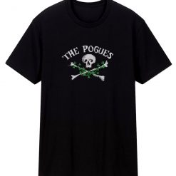 The Pogues Band Skull T Shirt