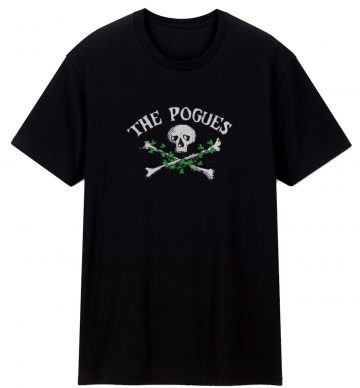 The Pogues Band Skull T Shirt