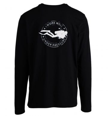 Diver Dive Diving Equipment Longsleeve