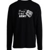 Proud Us Army Mom Longsleeve