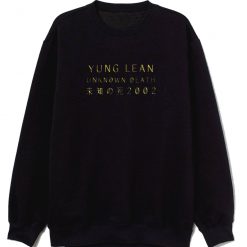 Yung Lean Unknown Death 2002 Sweatshirt