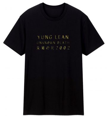 Yung Lean Unknown Death 2002 T Shirt